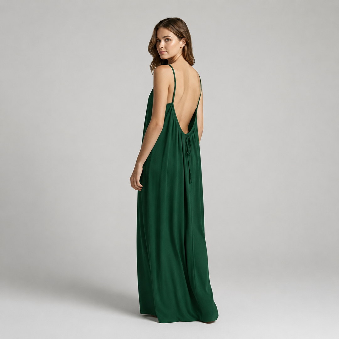 Dalia | Vestido maxi con espalda descubierta