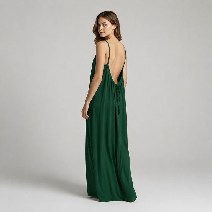Dalia | Vestido maxi con espalda descubierta