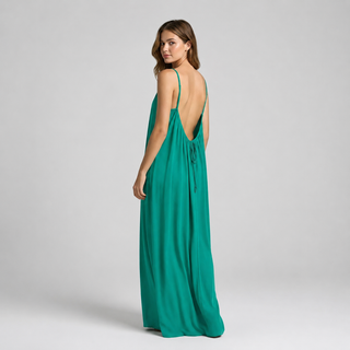 Dalia | Vestido maxi con espalda descubierta