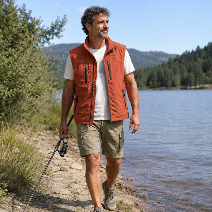 Carlos | Chaleco utility con bolsillos