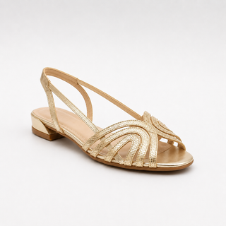 Eleonora | Sandalias doradas