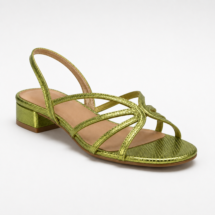 Ginevra | Sandalias doradas