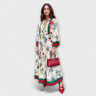 Sibila | Vestido maxi floral