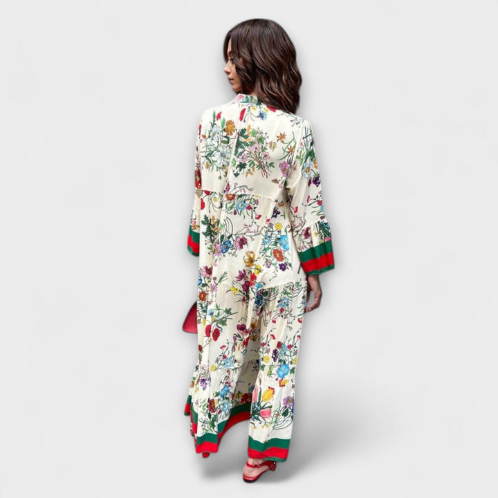 Sibila | Vestido maxi floral