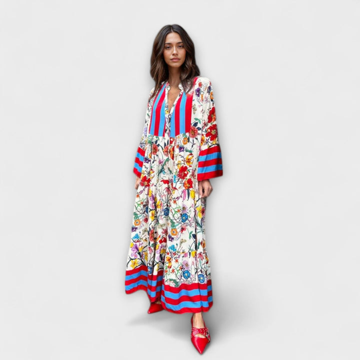 Sibila | Vestido maxi floral