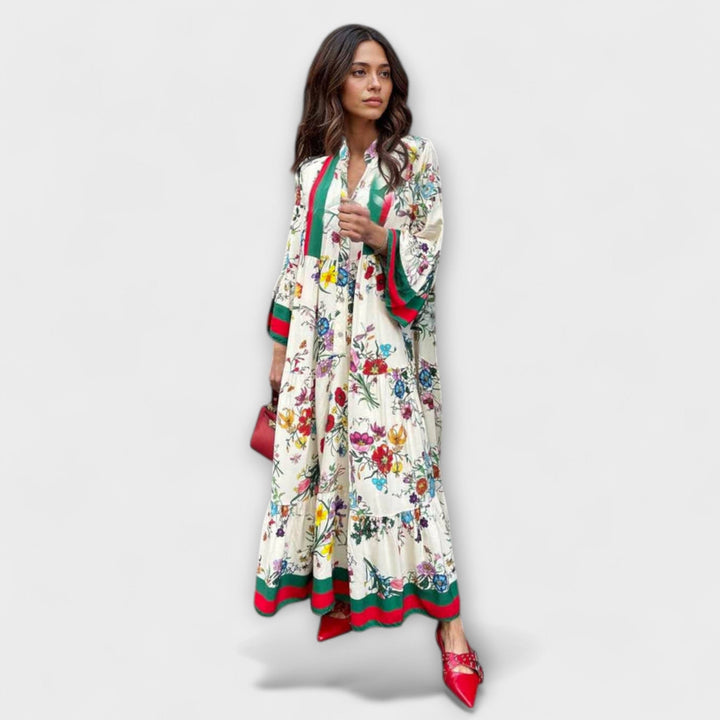 Sibila | Vestido maxi floral