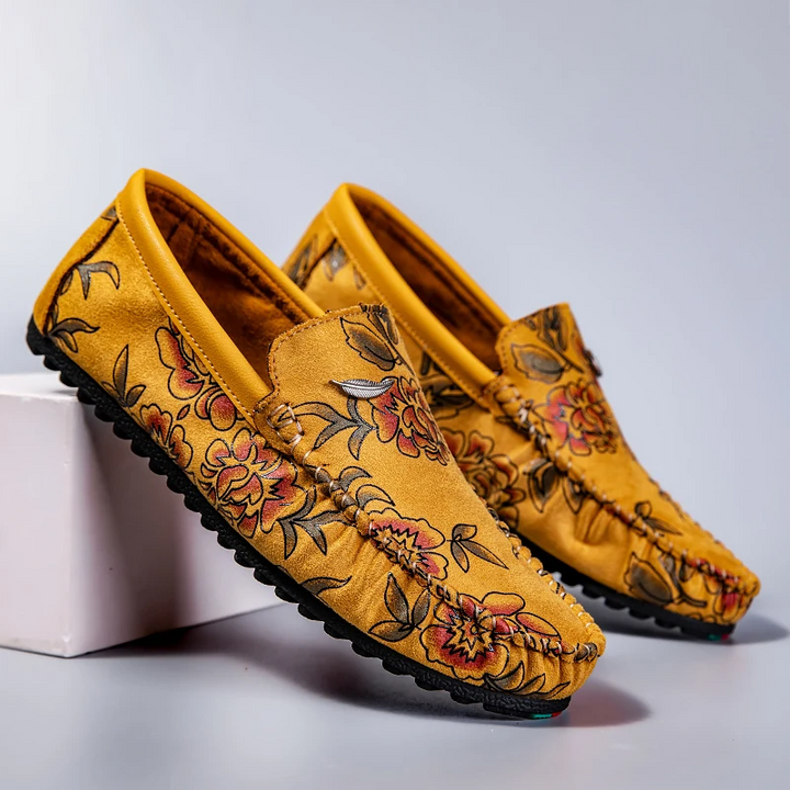Germán | Mocasines con detalles florales