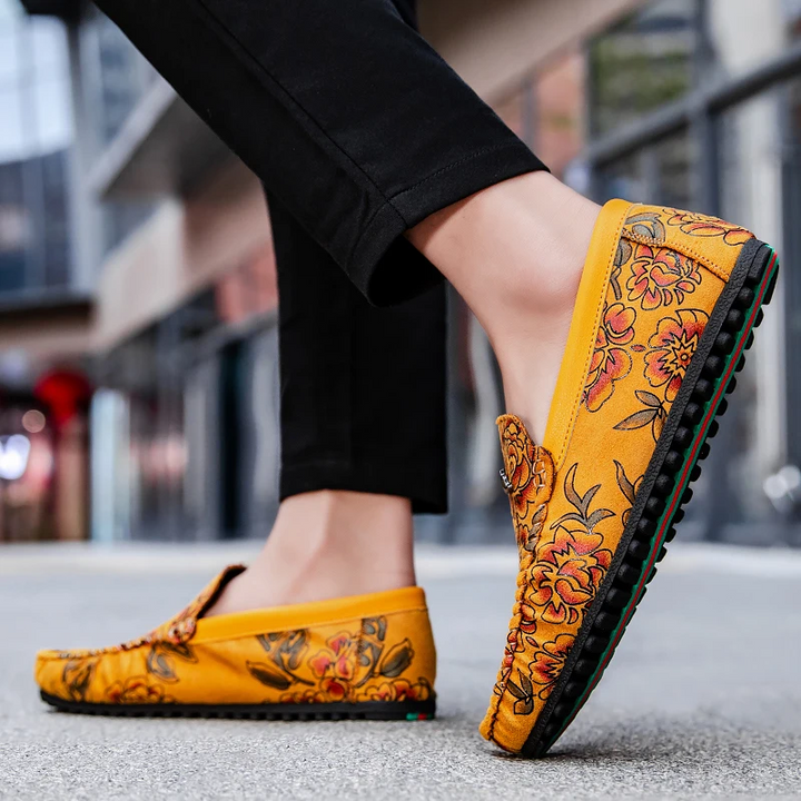 Germán | Mocasines con detalles florales