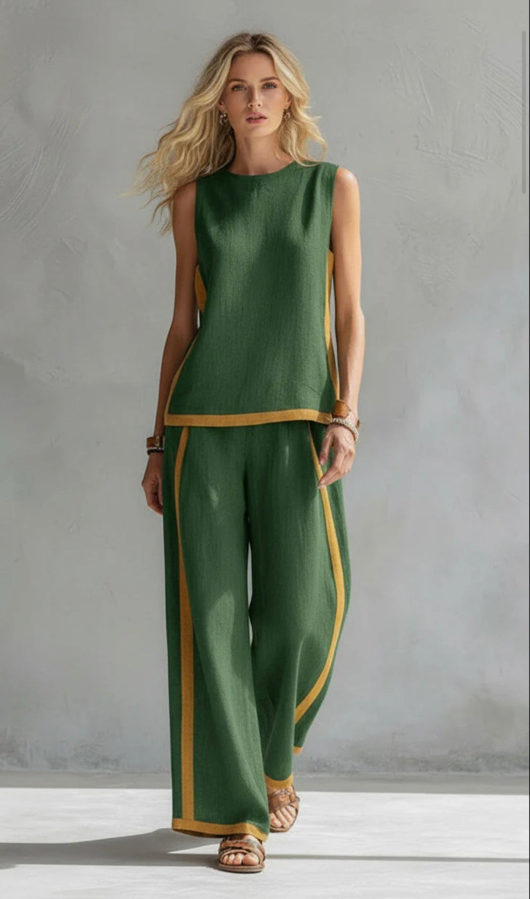 Mónica | Conjunto de chaleco y pantalón