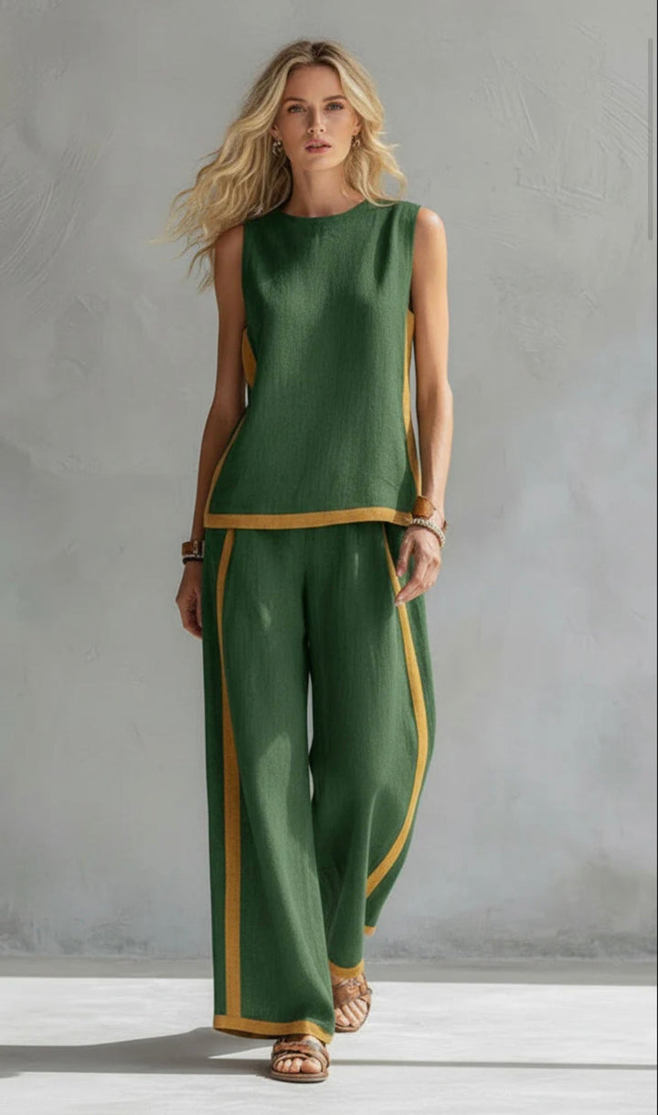 Mónica | Conjunto de chaleco y pantalón