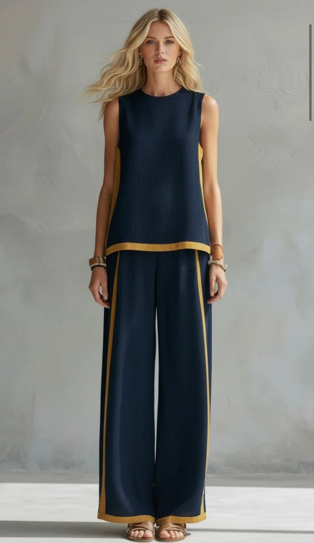 Mónica | Conjunto de chaleco y pantalón