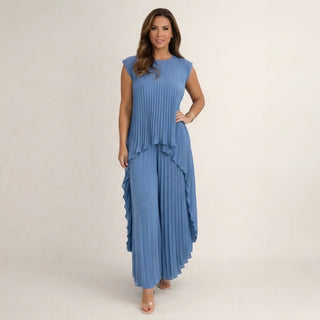 Halina | Conjunto plisado