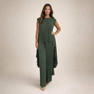 Halina | Conjunto plisado