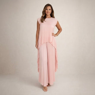 Halina | Conjunto plisado
