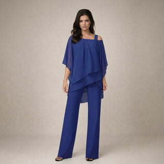 Rosalía | Conjunto con blusa de capas