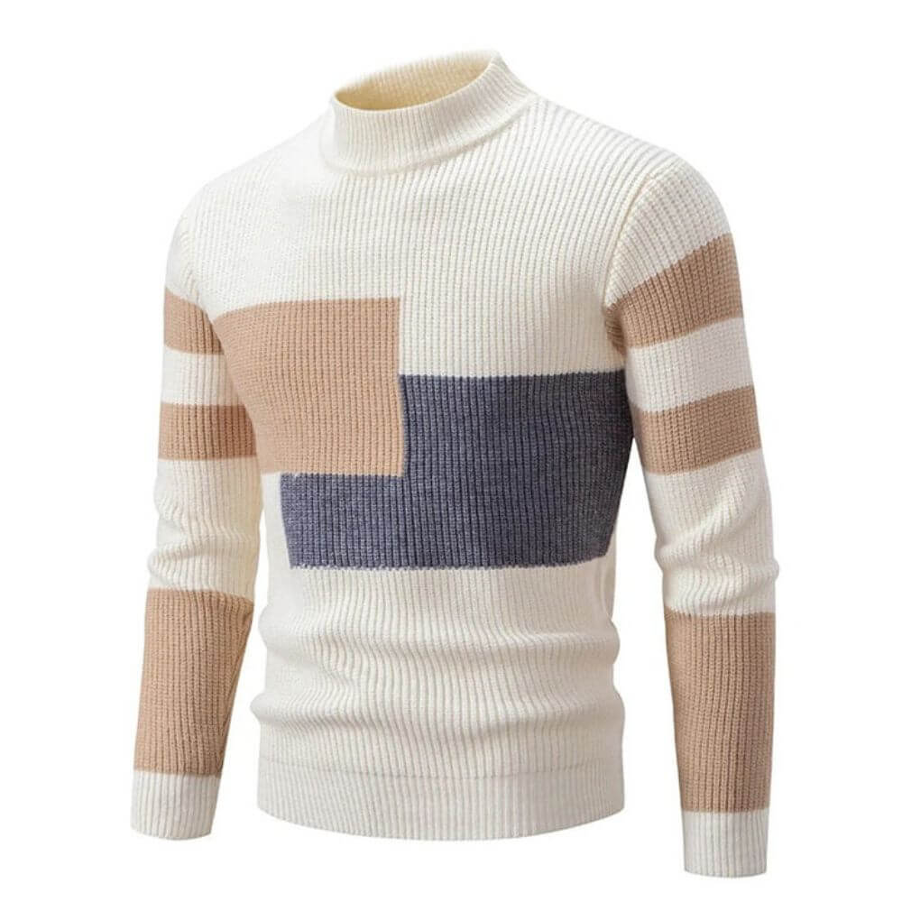 Anacleto | Chaleco geométrico multicolor