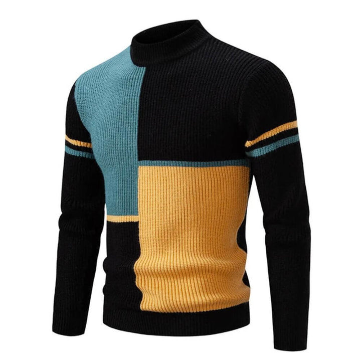 Anacleto | Chaleco geométrico multicolor