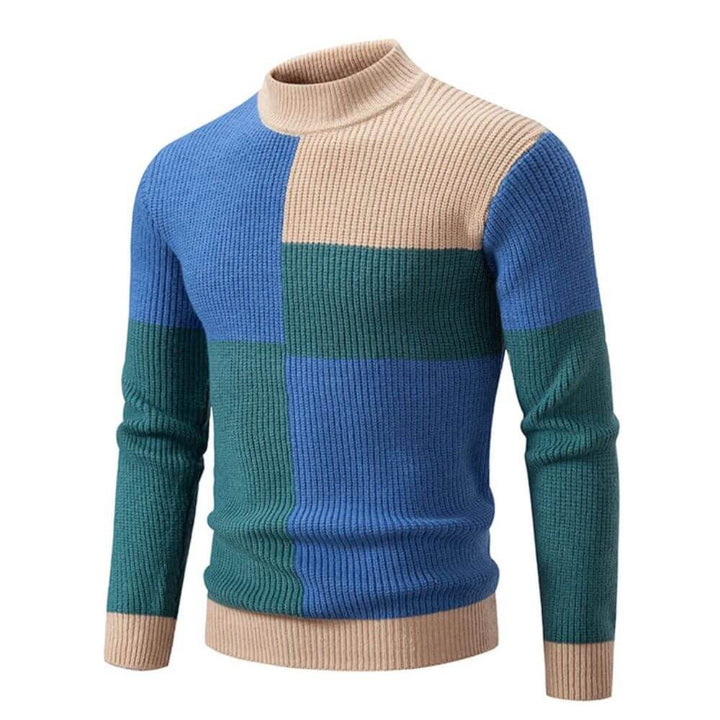 Anacleto | Chaleco geométrico multicolor