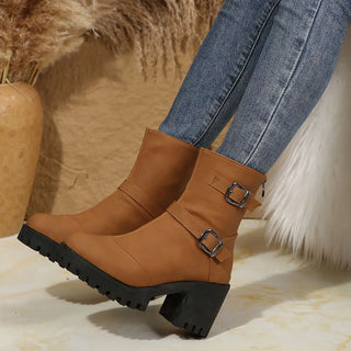 Renata | Botines de tacón ancho