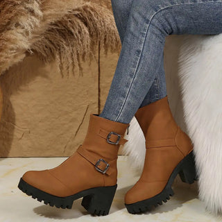 Renata | Botines de tacón ancho
