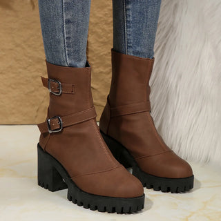 Renata | Botines de tacón ancho