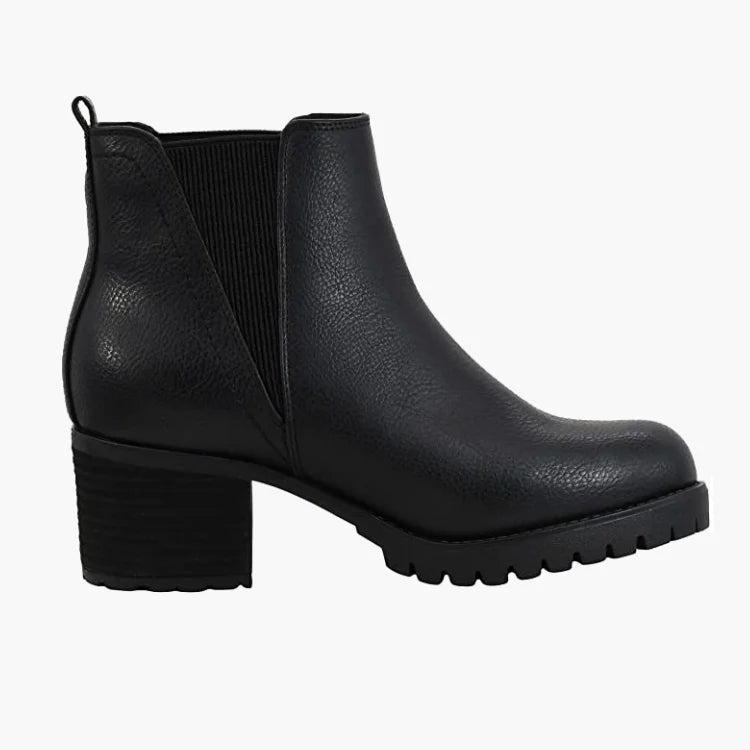 Uxía | Botines negros elegantes