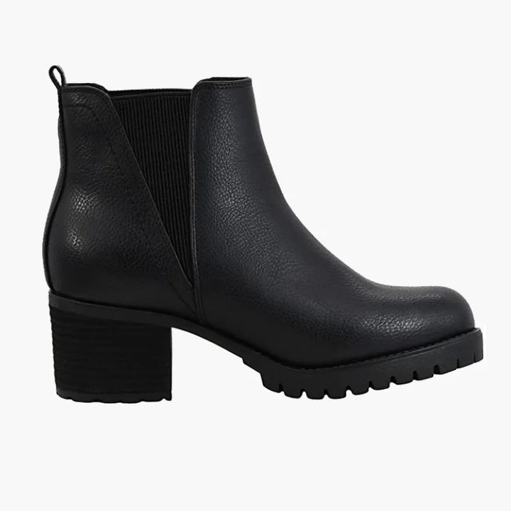 Uxía | Botines negros elegantes