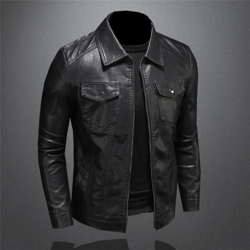 Sergio | Chaqueta efecto piel