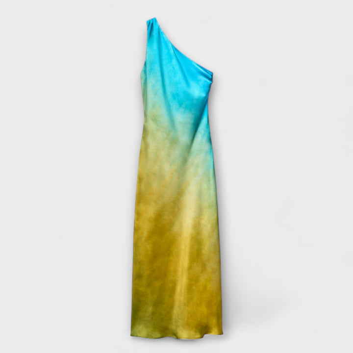 Arabella | Vestido midi de un hombro