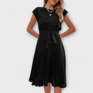 Claire | Vestido midi plisado