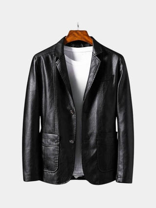 Jonas | Chaqueta efecto piel caramelo