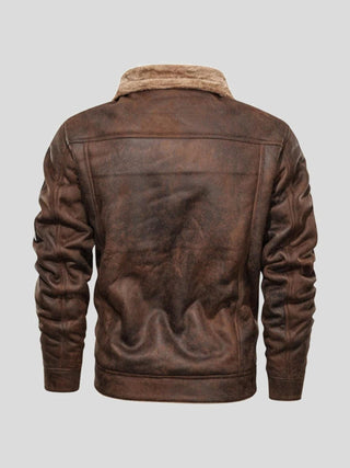 Kasper | Chaqueta biker efecto piel