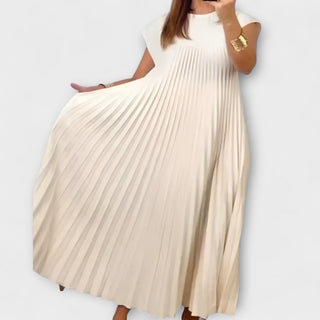 Zairelle | Vestido midi plisado