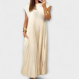 Zairelle | Vestido midi plisado