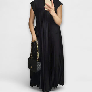 Zairelle | Vestido midi plisado
