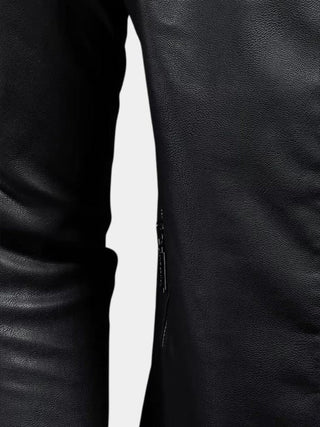 Luca | Chaqueta efecto piel con cremalleras