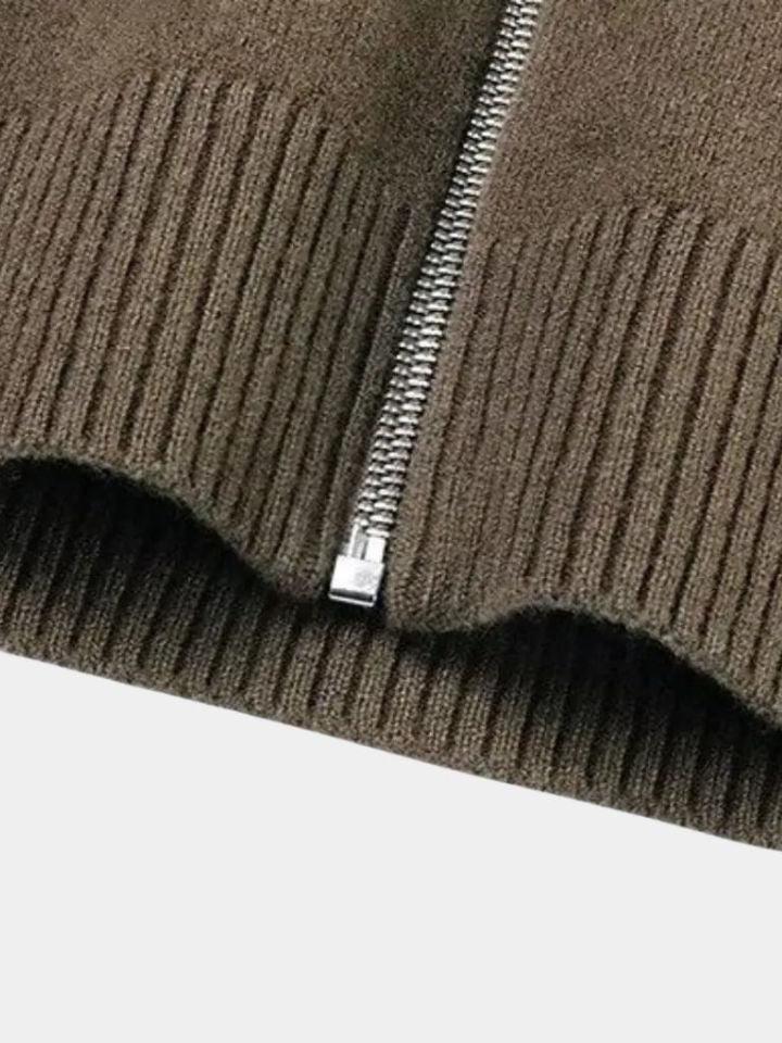Bernabé | Jersey de punto suave con cremallera