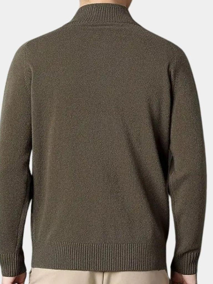 Bernabé | Jersey de punto suave con cremallera