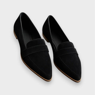 Gema | Mocasín gris efecto ante