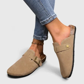 Greta | Mocasín beige de confort