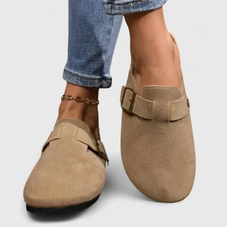 Greta | Mocasín beige de confort