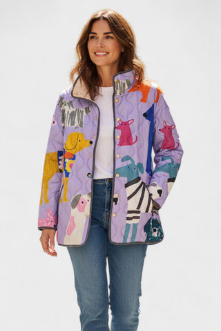 Aymara | Chaqueta acolchada estampada