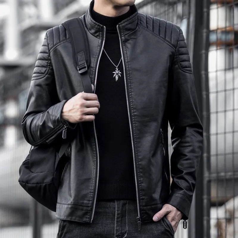 Cristóbal | Chaqueta efecto piel
