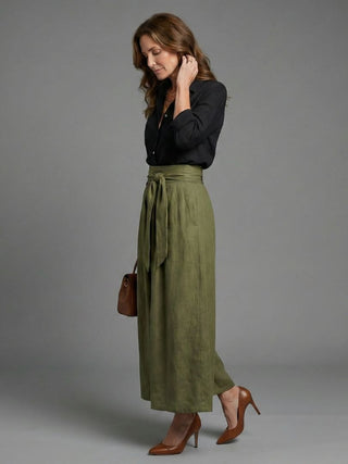 Oriana | Conjunto de blusa y falda midi