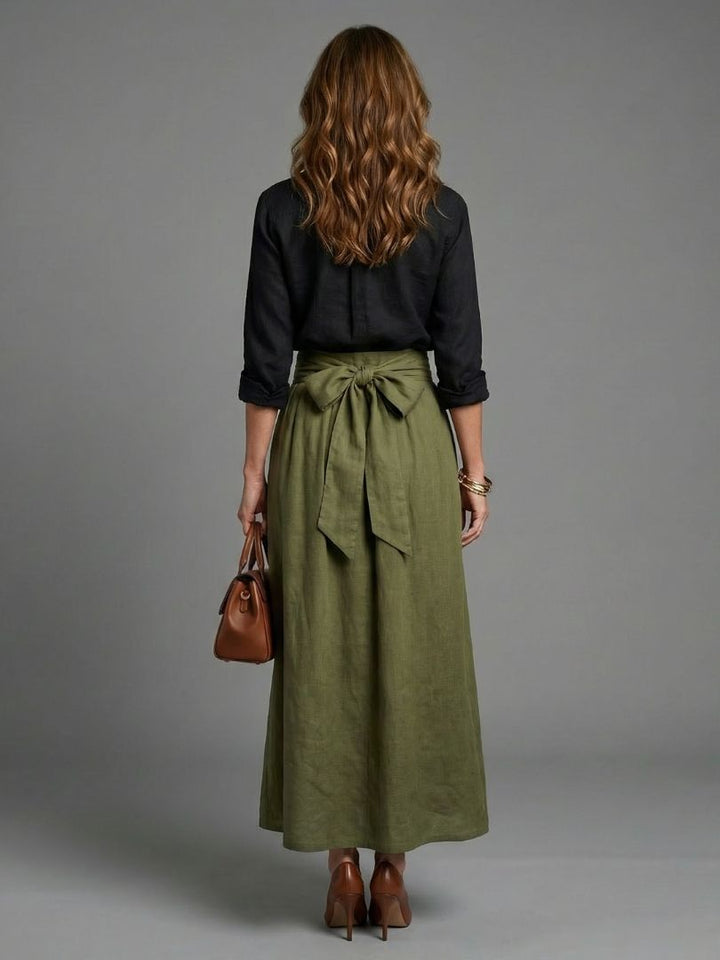 Oriana | Conjunto de blusa y falda midi