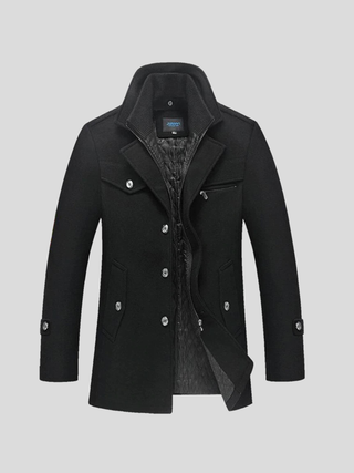 Plácido | Abrigo peacoat clásico