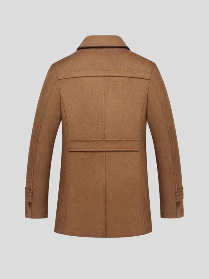 Plácido | Abrigo peacoat clásico