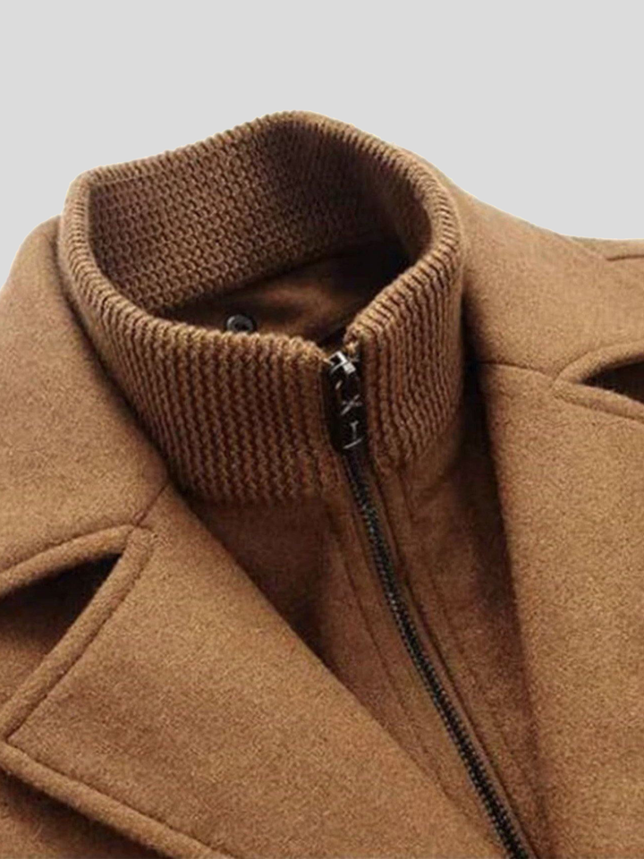 Plácido | Abrigo peacoat clásico