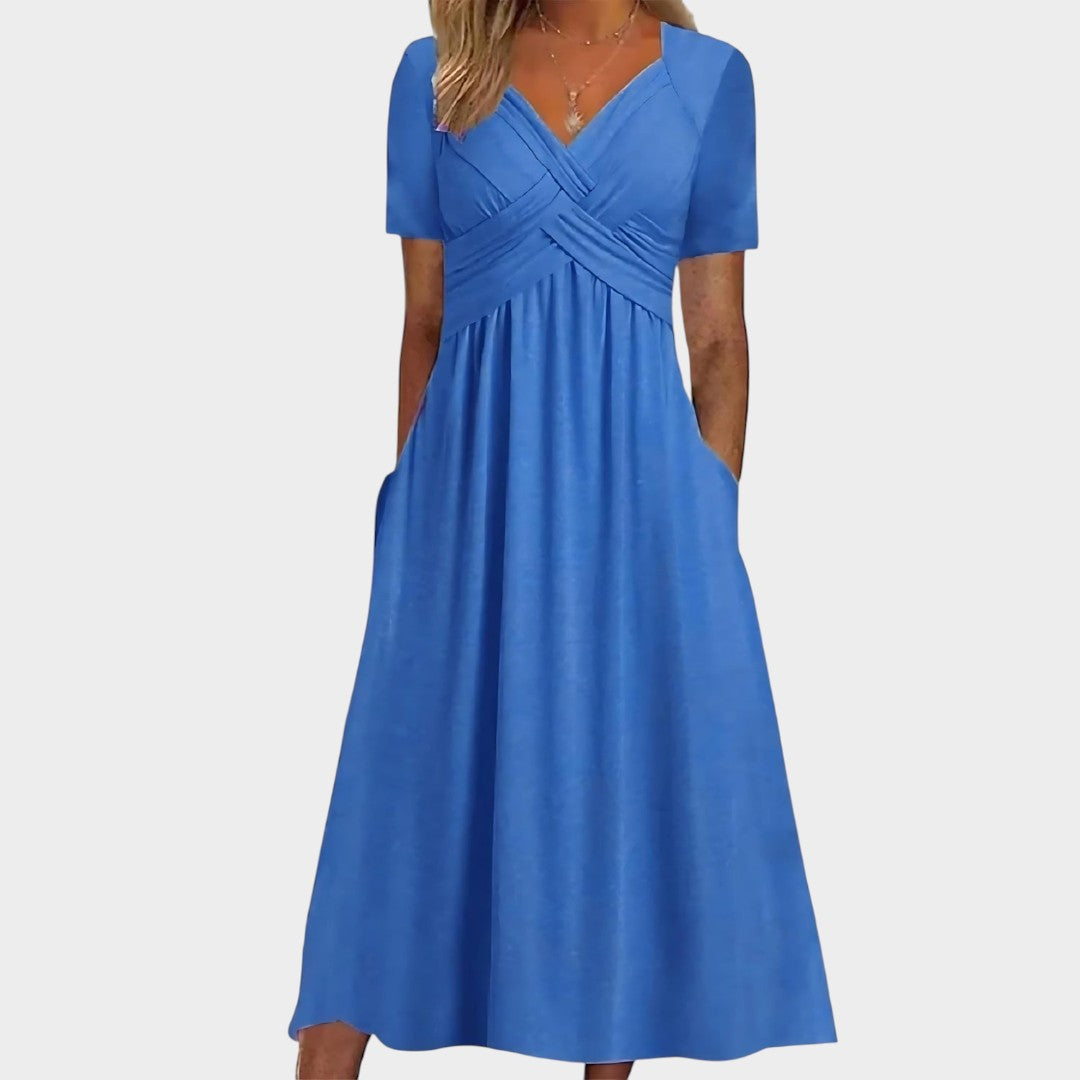 Isadora | Vestido midi de corte A
