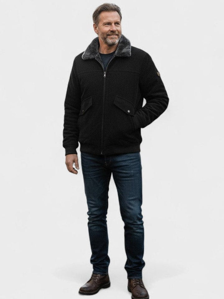 Rodolfo | Chaqueta bomber con cuello de borreguillo